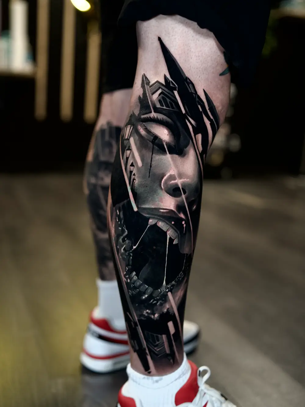 Tatouage réalisme noir et gris — galerie 3