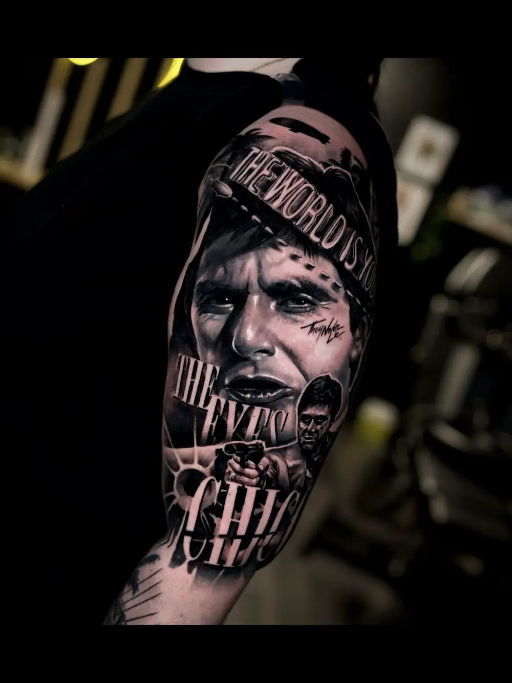 Tatouage réalisme noir et gris — galerie 4