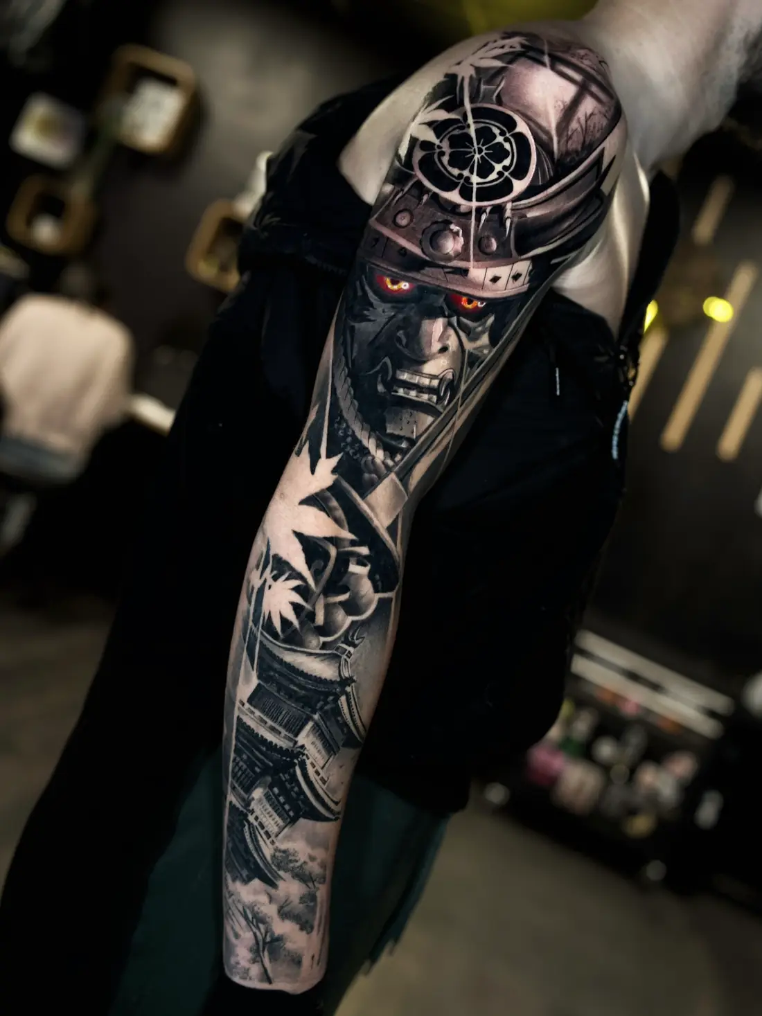 Tatouage réalisme noir et gris — sélection 8